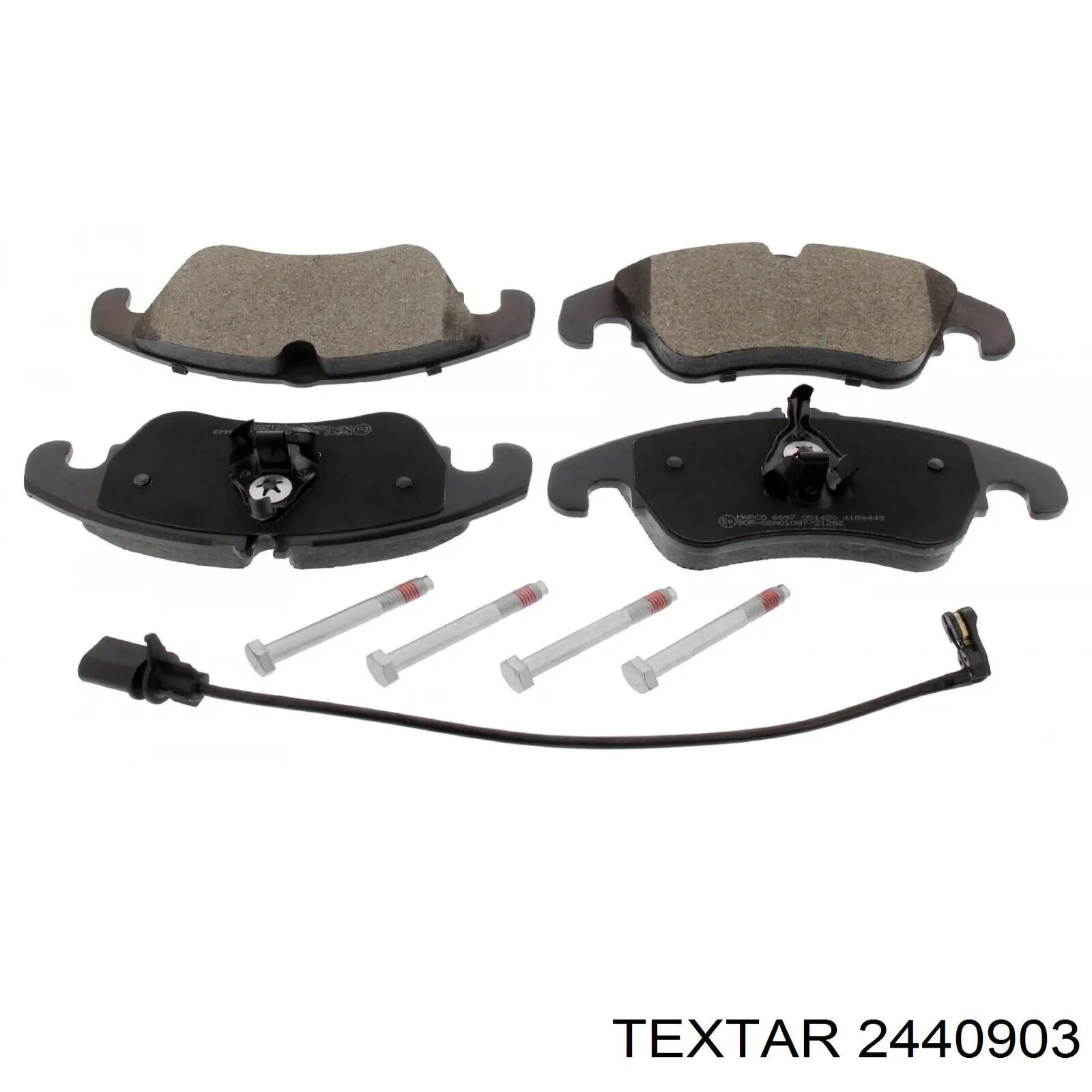 Гальмівні колодки Textar 2440903 ціна, від 74.01 USD