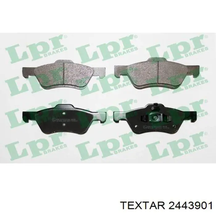 Гальмівні колодки Textar 2443901 ціна, від 22.07 USD