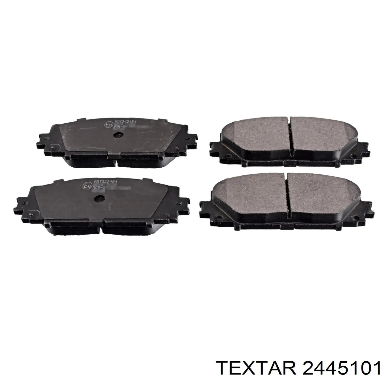 Гальмівні колодки Textar 2445101 ціна, від 24.14 USD