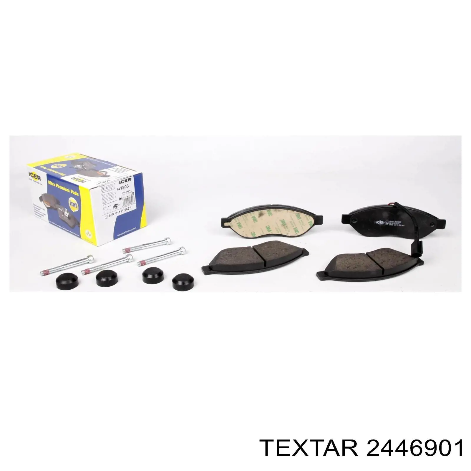 Купити 2446901 Textar Колодки гальмівні передні, дискові