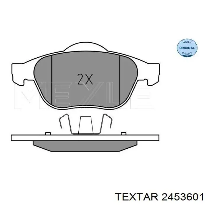Гальмівні колодки Textar 2453601 ціна, від 22.98 USD
