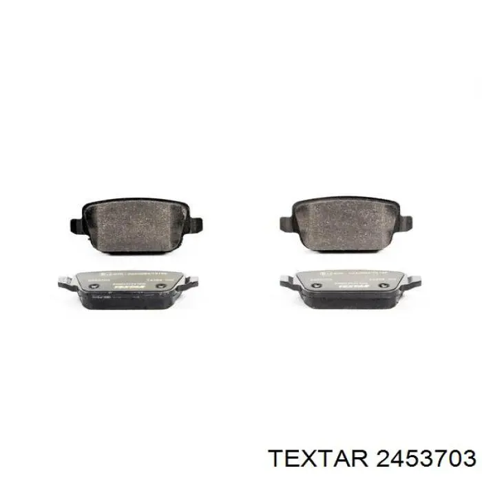 2453703 Textar колодки гальмові задні, дискові