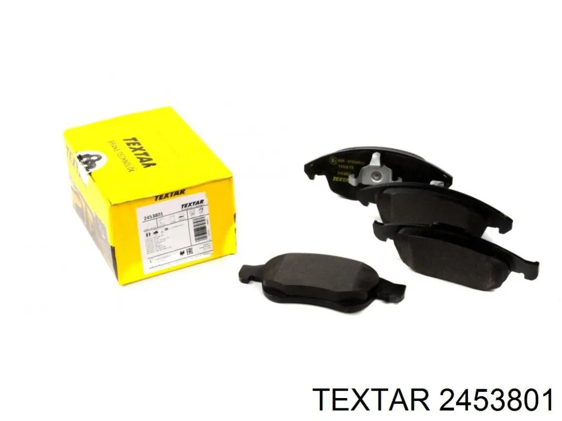 Купити 2453801 Textar Колодки гальмівні передні, дискові