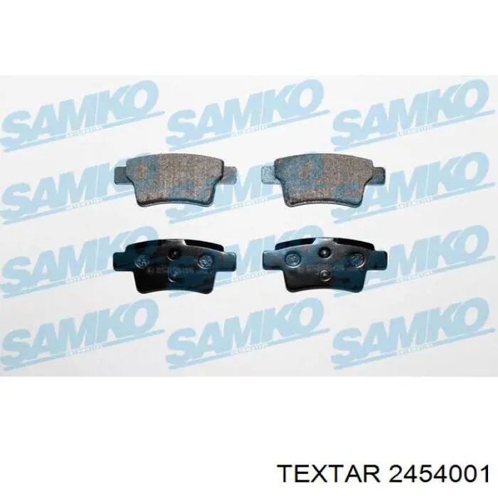 Задні гальмівні колодки Textar 2454001 ціна, від 24.17 USD