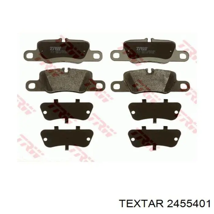 Задні гальмівні колодки Textar 2455401 ціна, від 56.18 USD