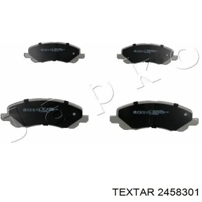 Гальмівні колодки Textar 2458301 ціна, від 25.91 USD