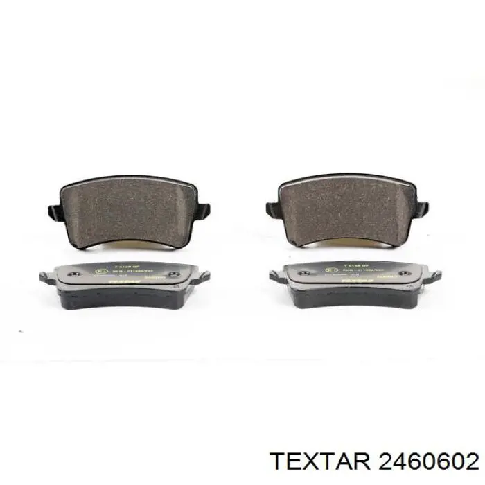 Задні гальмівні колодки Textar 2460602 ціна, від 40.64 USD
