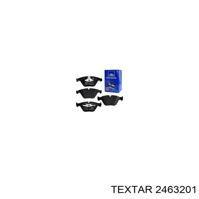 Гальмівні колодки Textar 2463201 ціна, від 27.84 USD