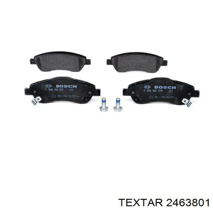 Гальмівні колодки Textar 2463801 ціна, від 27.93 USD