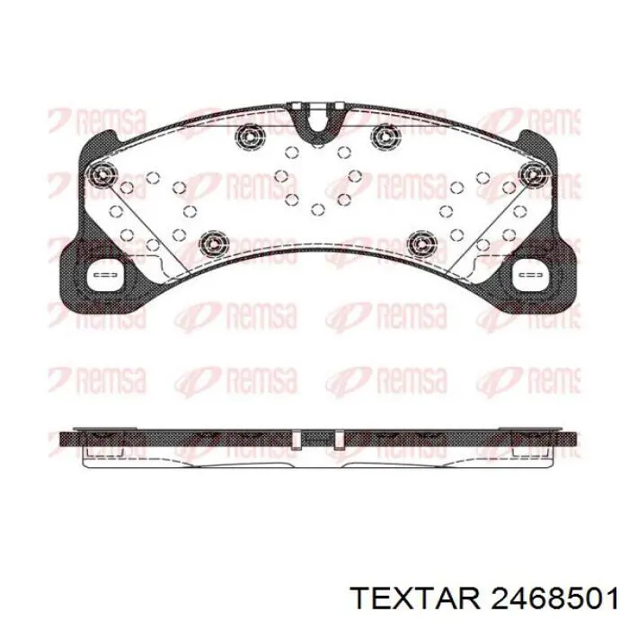 Гальмівні колодки Textar 2468501 ціна, від 146.91 USD