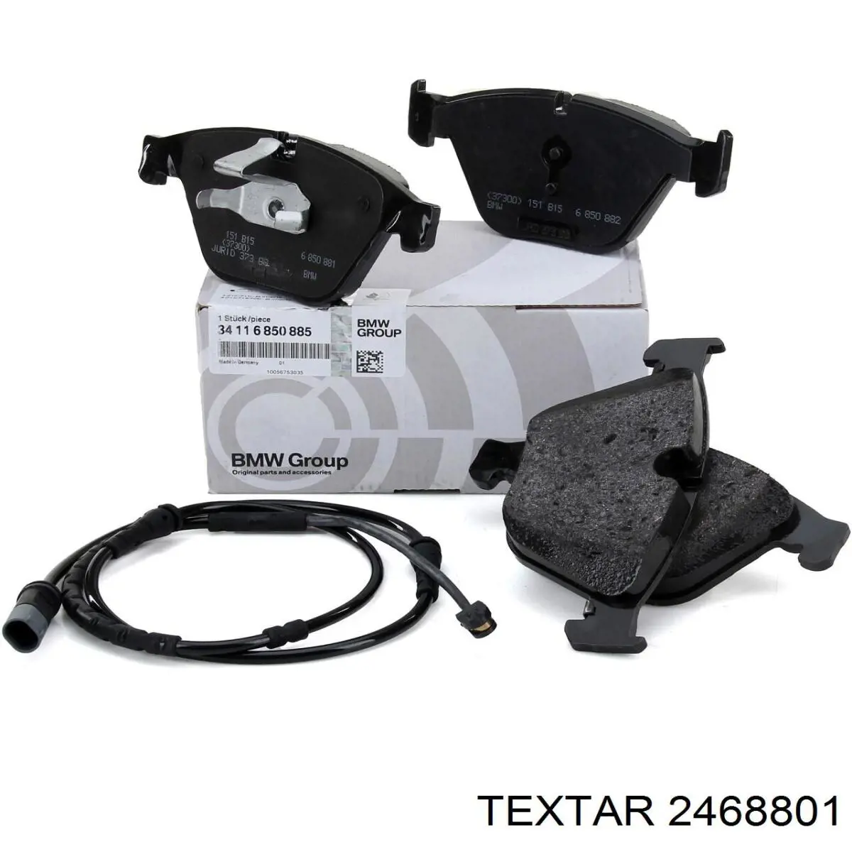 Гальмівні колодки Textar 2468801 ціна, від 74.44 USD