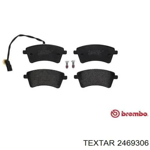 Передні тормозні колодки 2469306 Textar