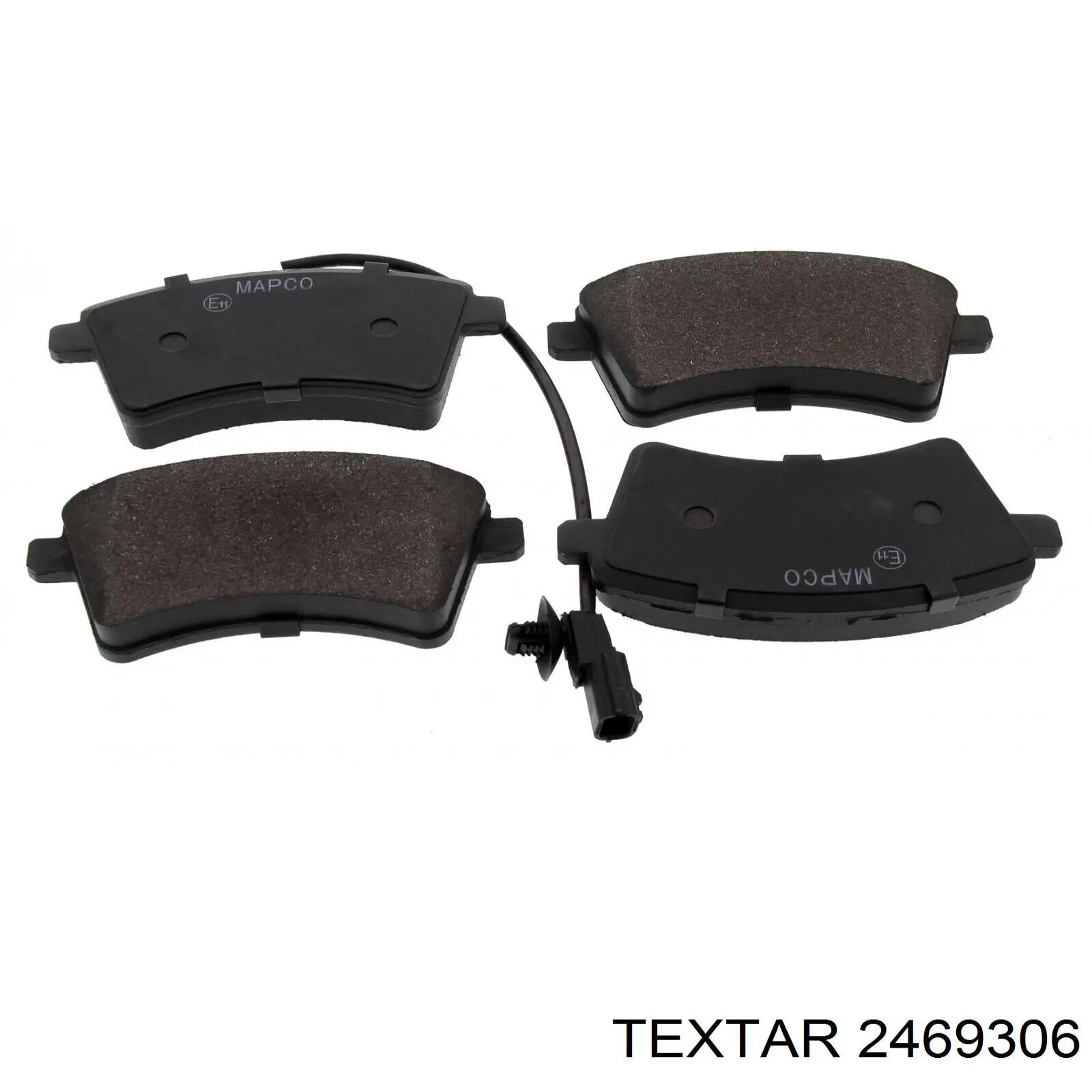 Гальмівні колодки Textar 2469306 ціна, від 23.34 USD