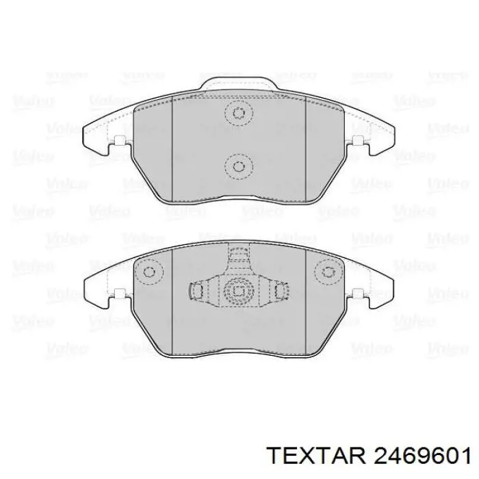 Купити 2469601 Textar Колодки гальмівні передні, дискові