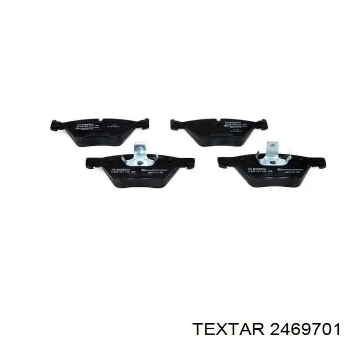 Купити 2469701 Textar Колодки гальмівні передні, дискові