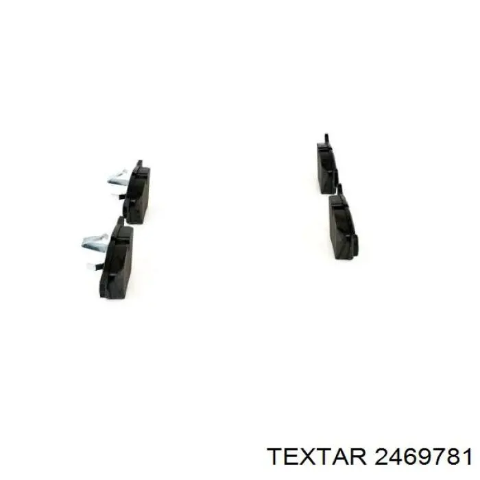 Купити 2469781 Textar Колодки гальмівні передні, дискові