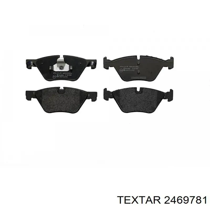 Гальмівні колодки Textar 2469781 ціна, від 33.58 USD