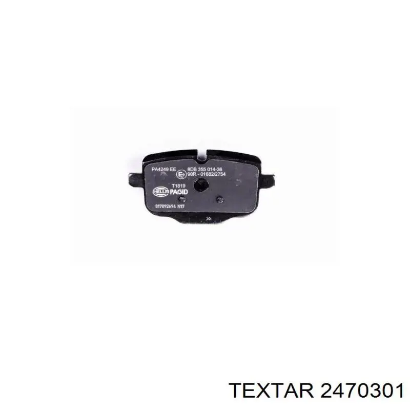 Купити 2470301 Textar Задні колодки