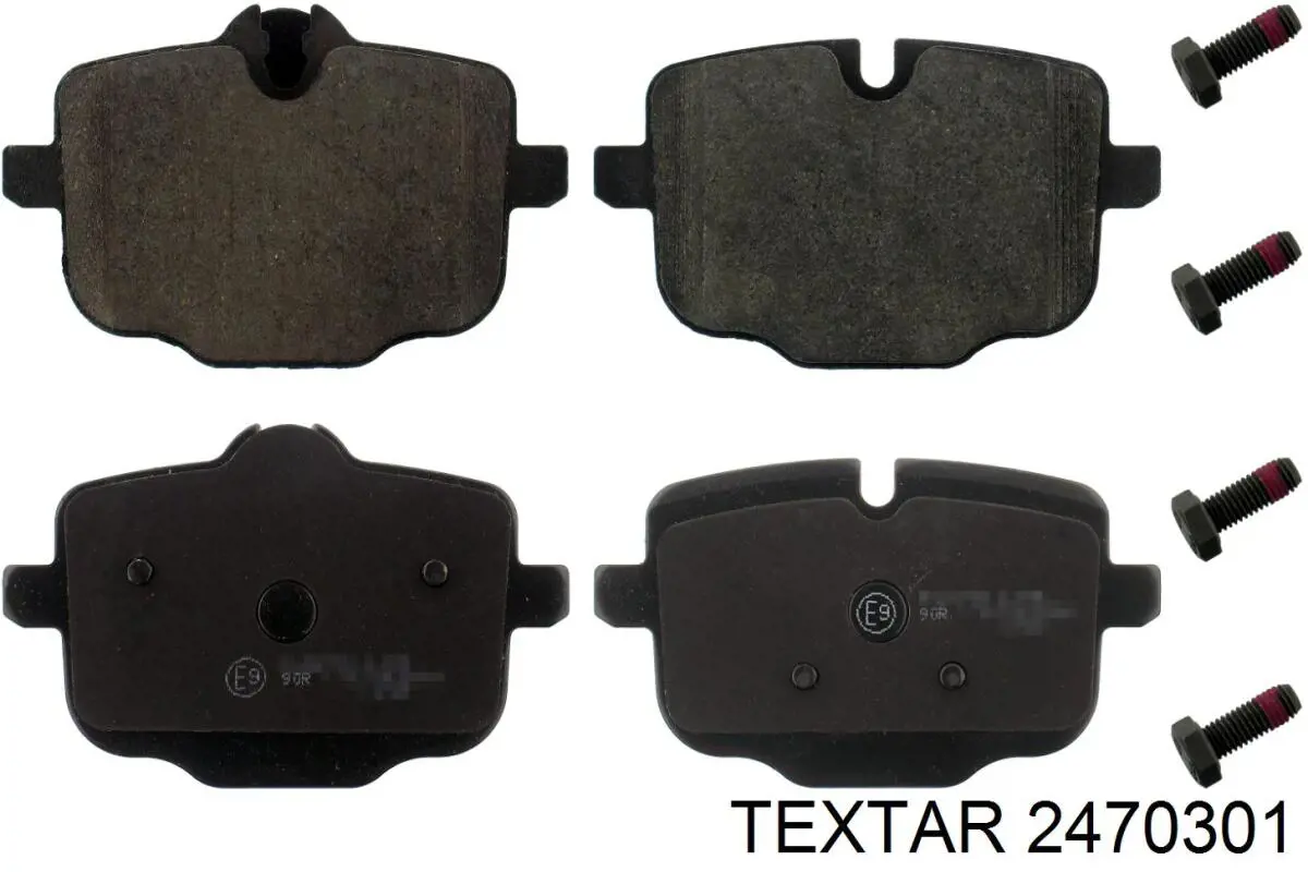 2470301 Textar колодки гальмові задні, дискові