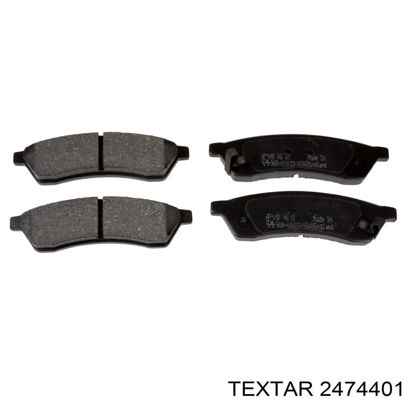 Задні гальмівні колодки Textar 2474401 ціна, від 14.39 USD