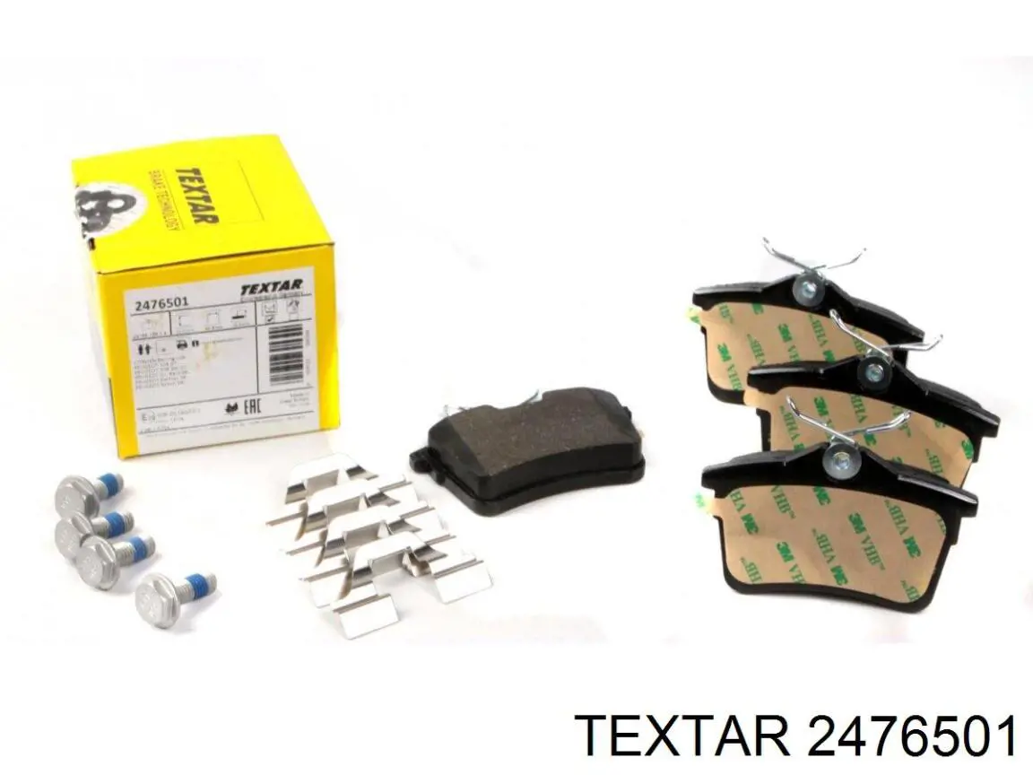 Купити 2476501 Textar Задні колодки
