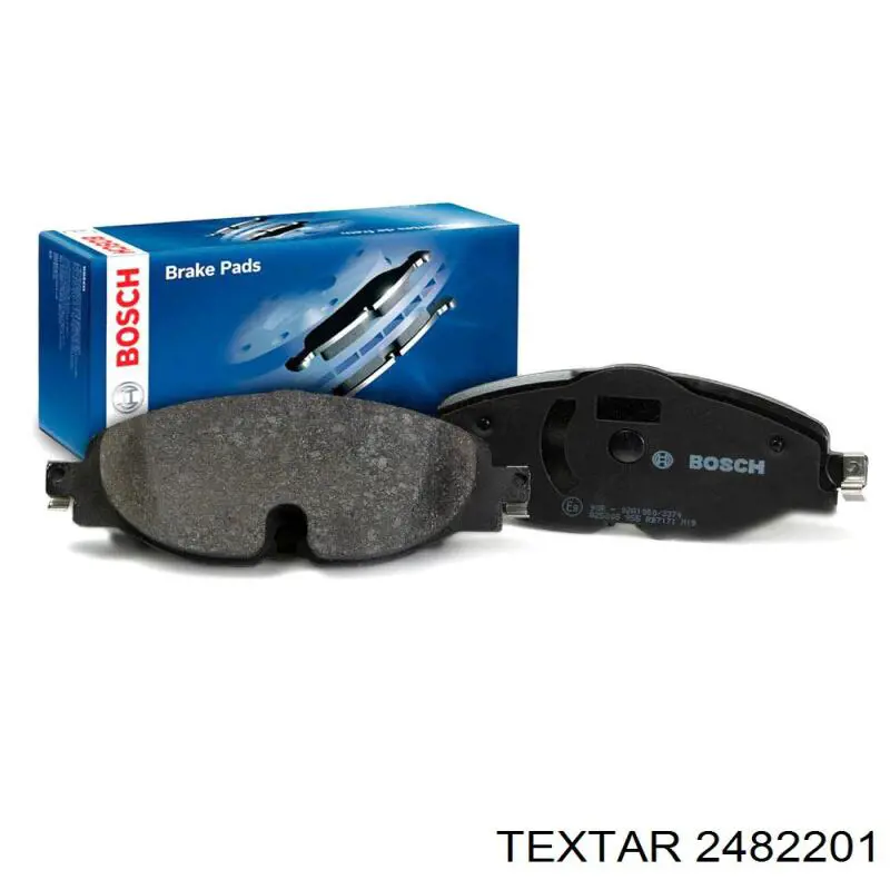 Задні гальмівні колодки Textar 2482201 ціна, від 22.55 USD