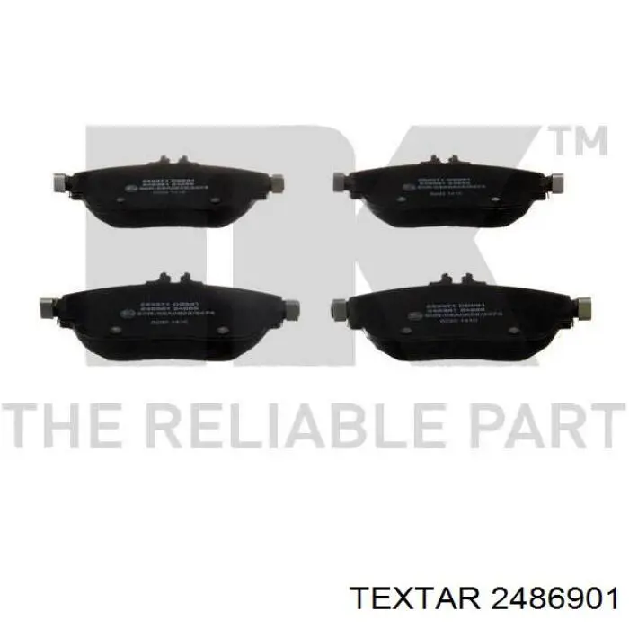 Тормозні колодки Textar 2486901