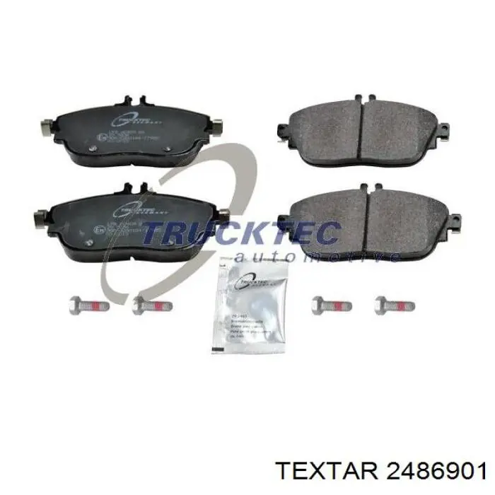 Гальмівні колодки Textar 2486901 ціна, від 49.18 USD
