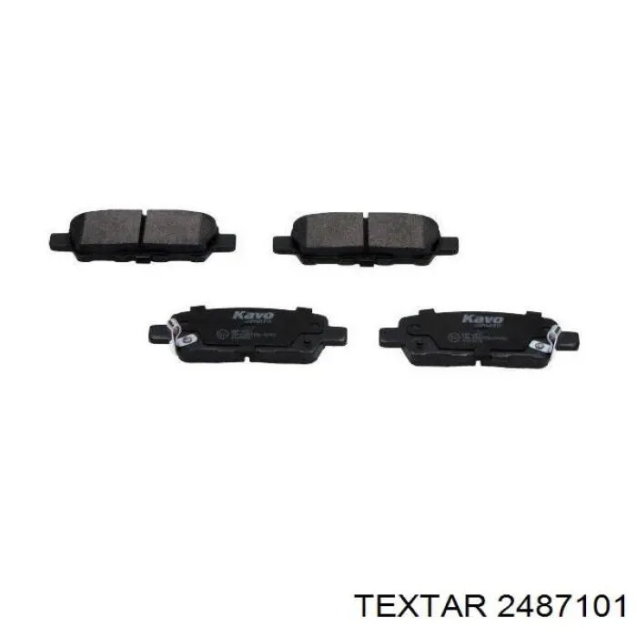 Купити 2487101 Textar Задні колодки