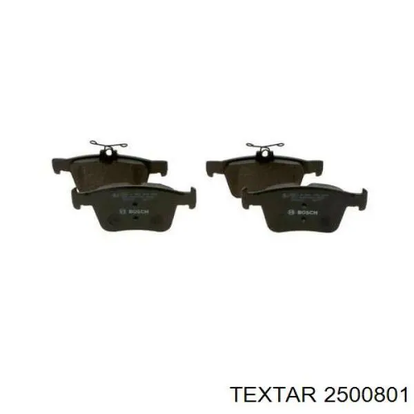 Задні гальмівні колодки 2500801 Textar