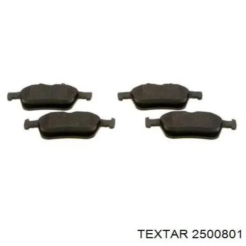 Задні гальмівні колодки Textar 2500801 ціна, від 38.79 USD
