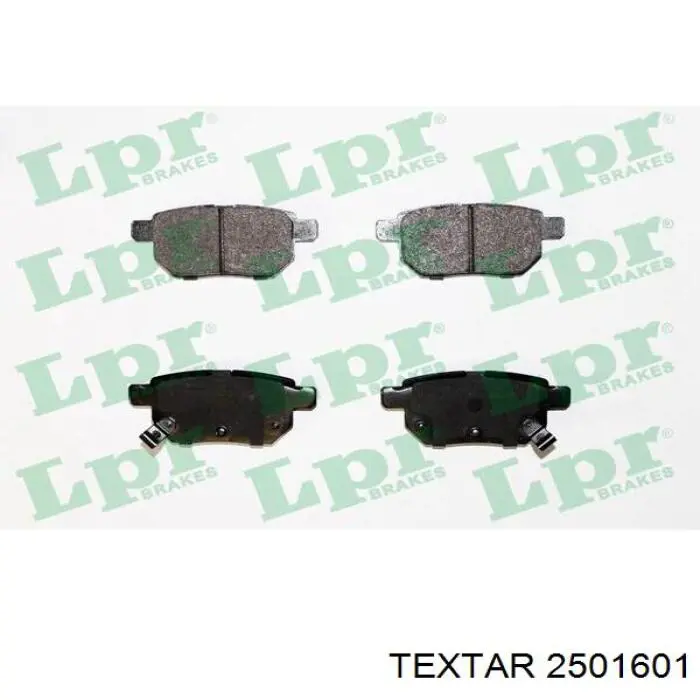 Задні гальмівні колодки Textar 2501601 ціна, від 31.08 USD