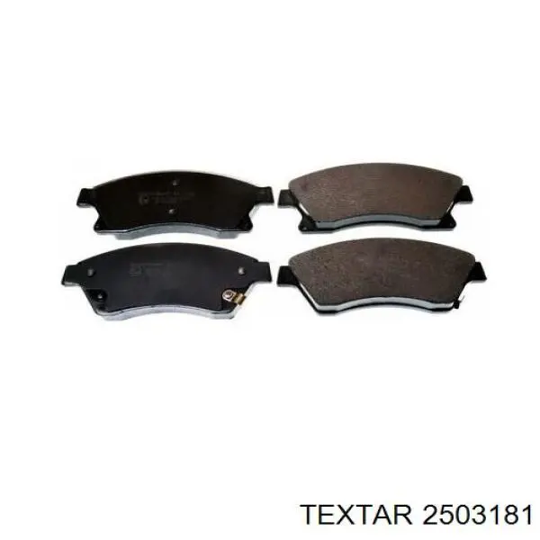 Гальмівні колодки Textar 2503181 ціна, від 19.95 USD