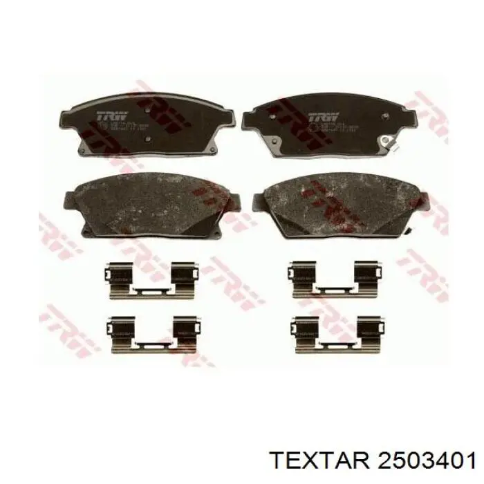 Гальмівні колодки Textar 2503401 ціна, від 28.54 USD