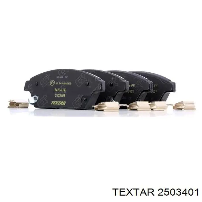 Гальмівні колодки Textar 2503401 ціна, від 28.54 USD