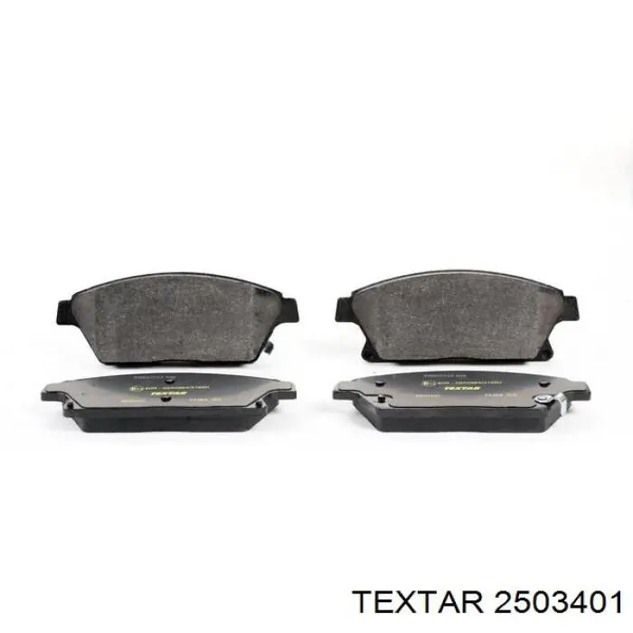 Купити 2503401 Textar Колодки гальмівні передні, дискові