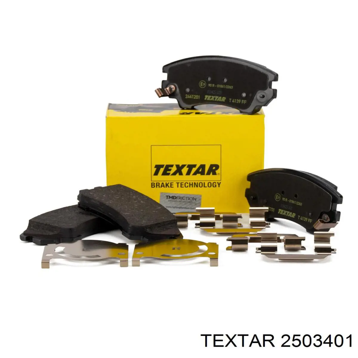 Купити 2503401 Textar Колодки гальмівні передні, дискові