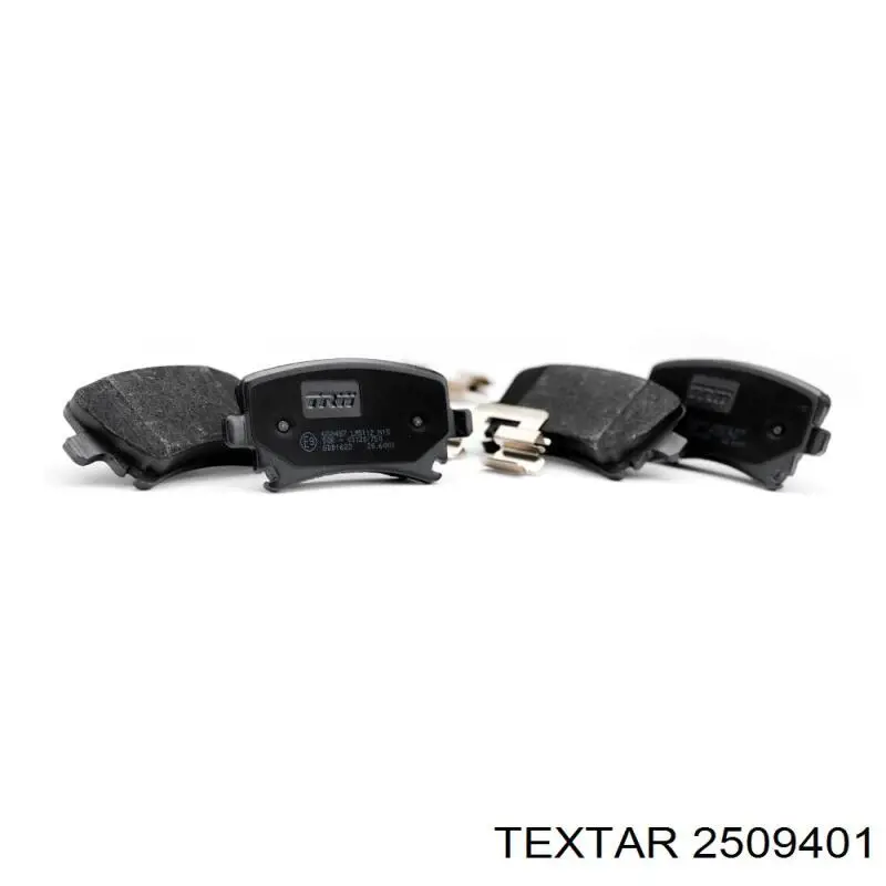 Передні тормозні колодки 2509401 Textar