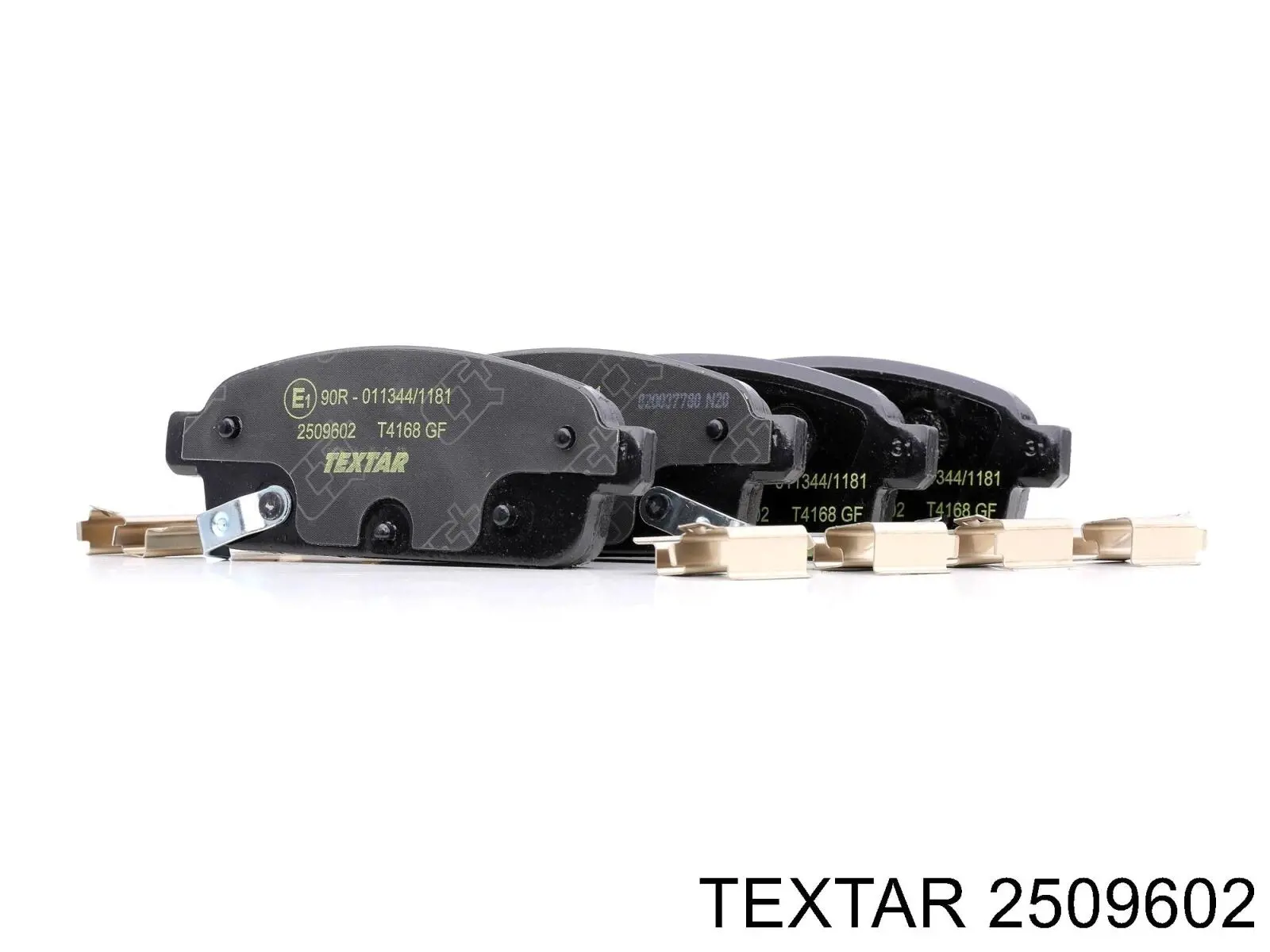 2509602 Textar колодки гальмові задні, дискові