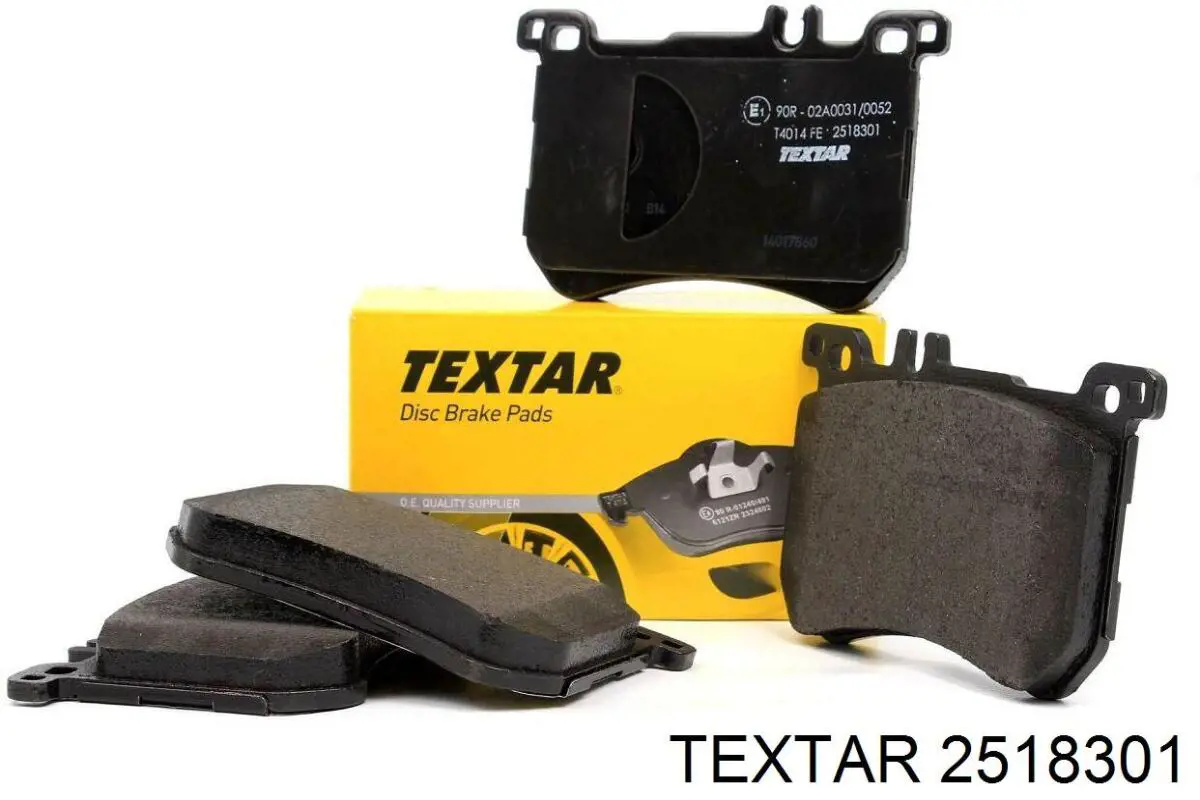 2518301 Textar Передні гальмівні колодки