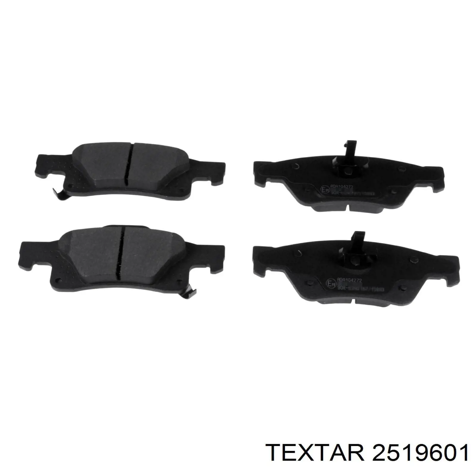Задні гальмівні колодки Textar 2519601 ціна, від 41.35 USD