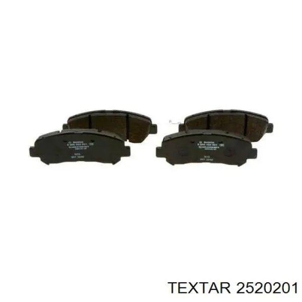 Гальмівні колодки Textar 2520201 ціна, від 33.00 USD