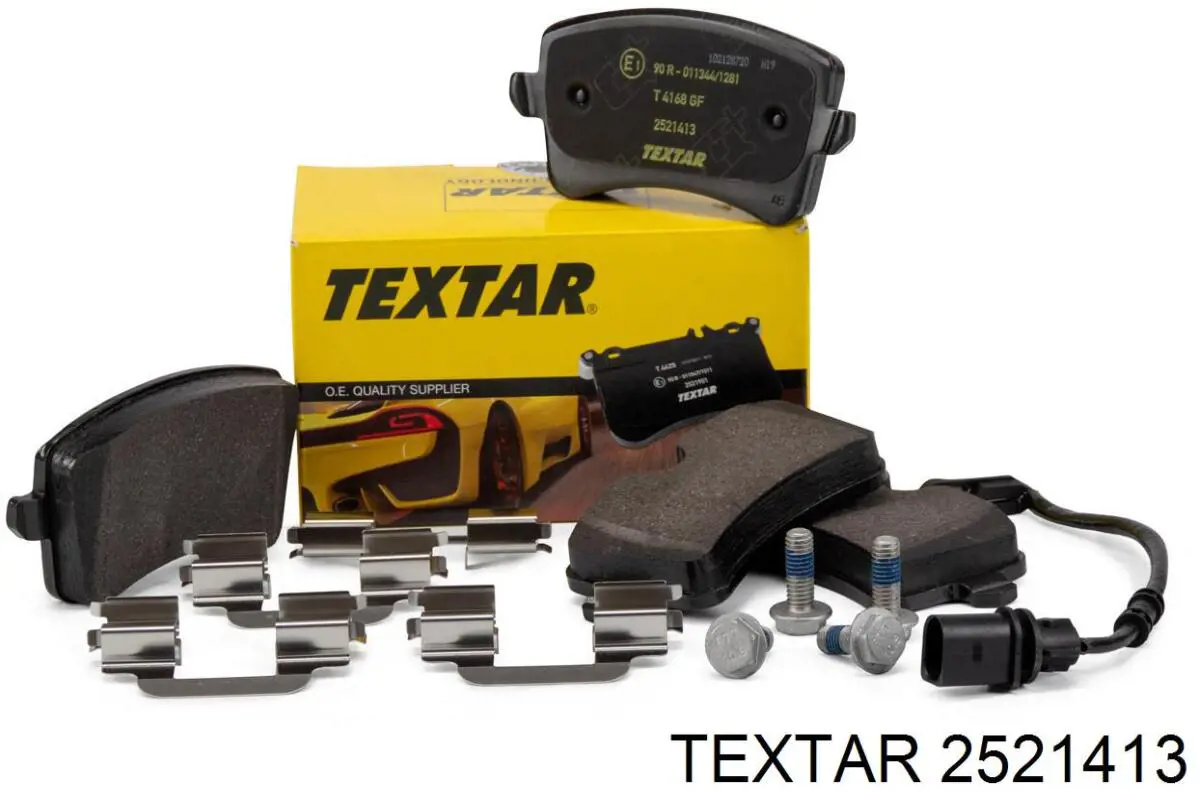 2521413 Textar Колодки гальмівні задні, дискові