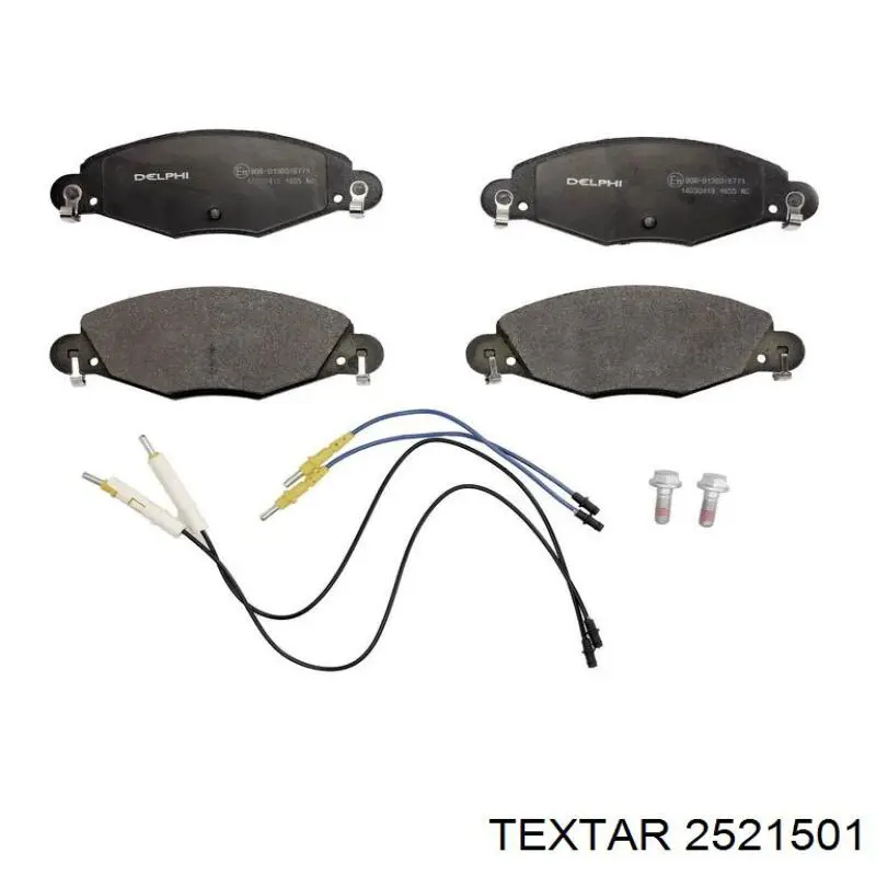 Купити 2521501 Textar Задні колодки