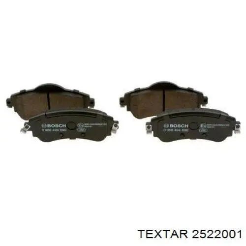 Передні тормозні колодки 2522001 Textar