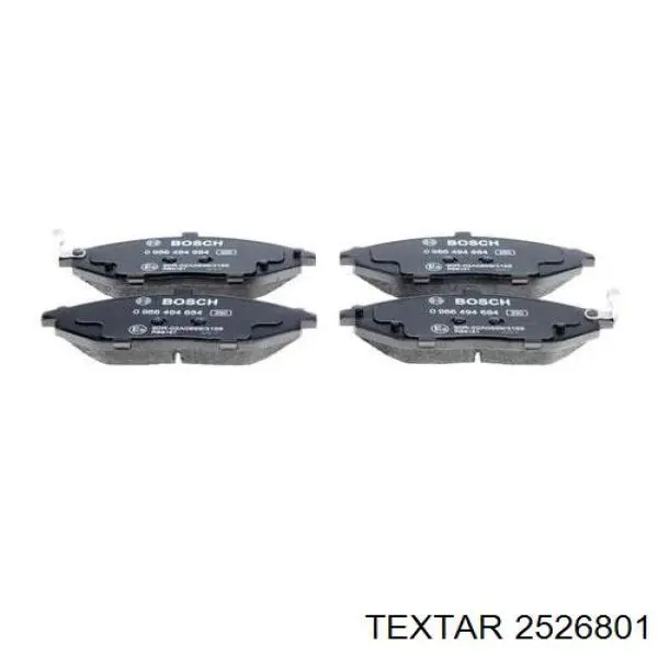 Тормозні колодки Textar 2526801