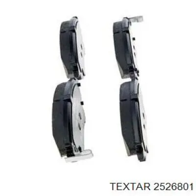 2526801 Textar Передні гальмівні колодки