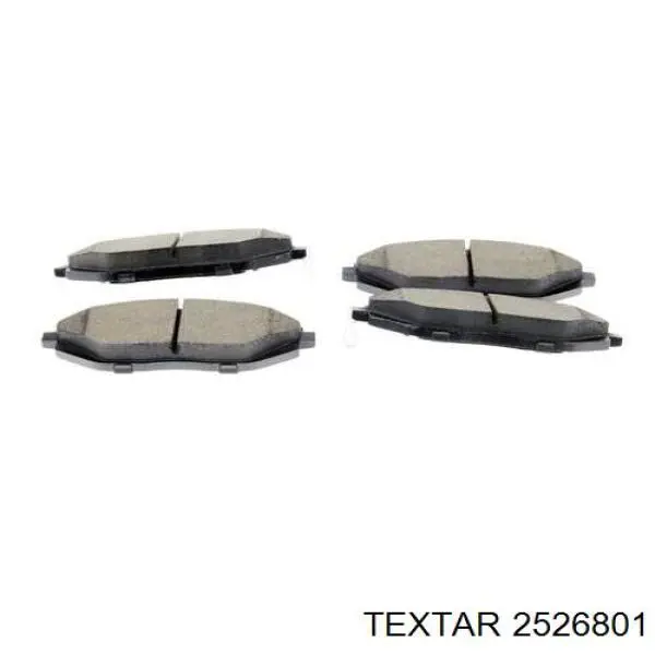 Гальмівні колодки Textar 2526801 ціна, від 20.50 USD