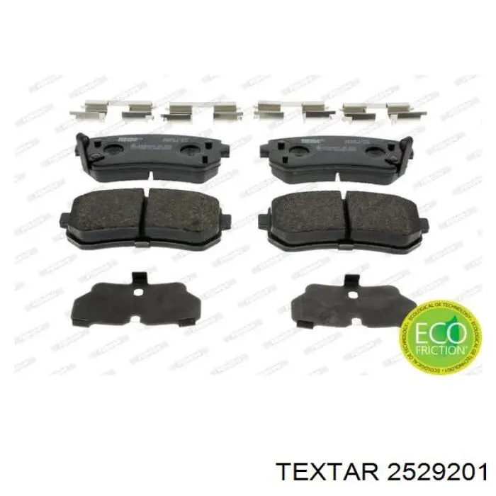 Купити 2529201 Textar Задні колодки