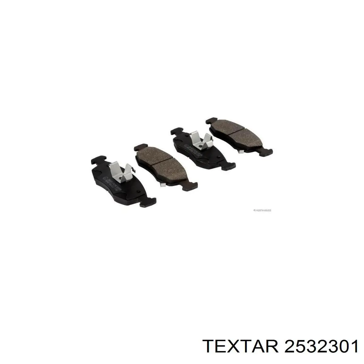 Передні тормозні колодки 2532301 Textar